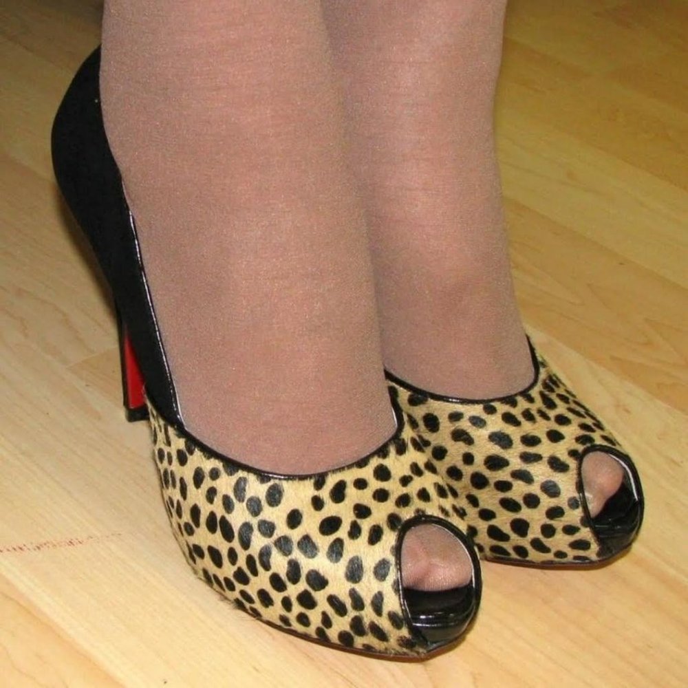 Brand New Sizes 7, 8, 9, 10 Brown Leopard Print High Heel Shoes